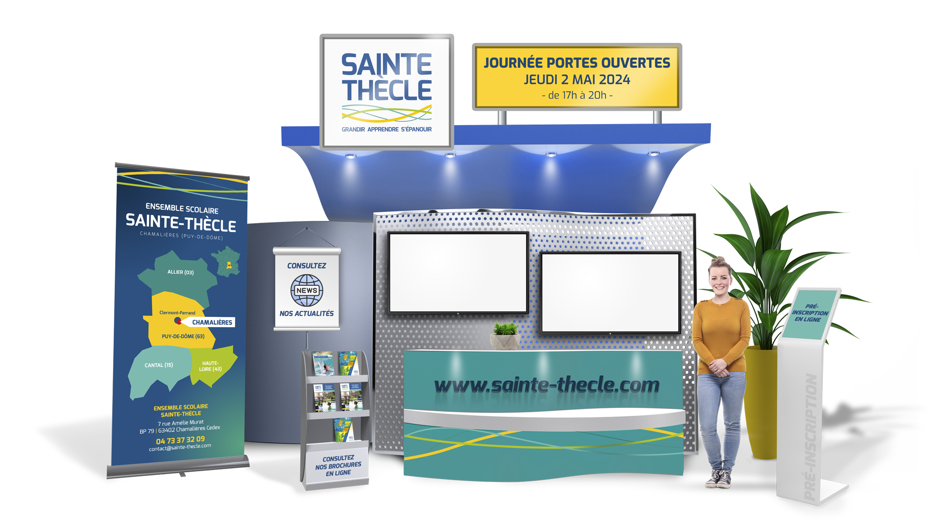 Stand virtuel de l'ensemble scolaire Sainte-Thècle